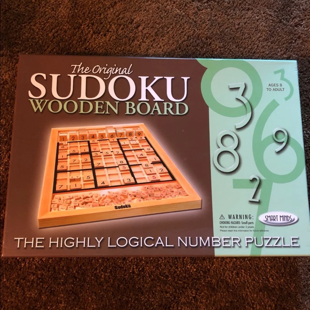 Original Soduku Wooden Board game
